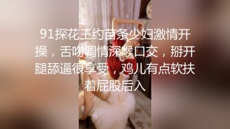 91探花王约苗条少妇激情开操，舌吻调情深喉口交，掰开腿舔逼很享受，鸡儿有点软扶着屁股后入