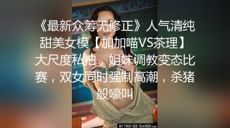 《最新众筹无修正》人气清纯甜美女模【加加喵VS茶理】大尺度私拍，姐妹调教变态比赛，双女同时强制高潮，杀猪般嚎叫